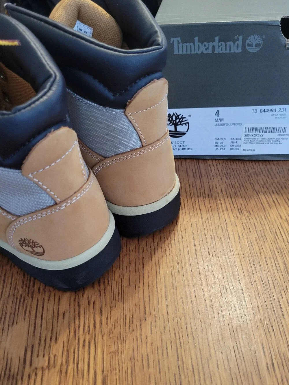 Timberland Field Boot 6 in Leather & Fabric - Wheat Nubuck